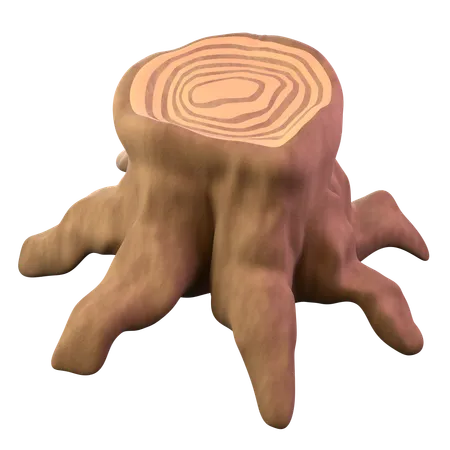 Tree Stump  3D Icon