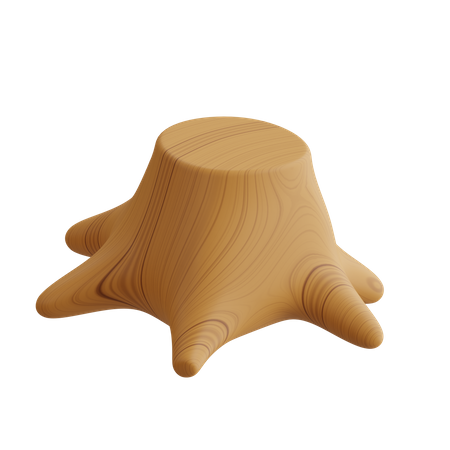 Tree Trunk  3D Icon