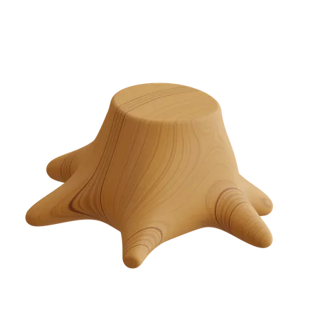 Tree Trunk  3D Icon