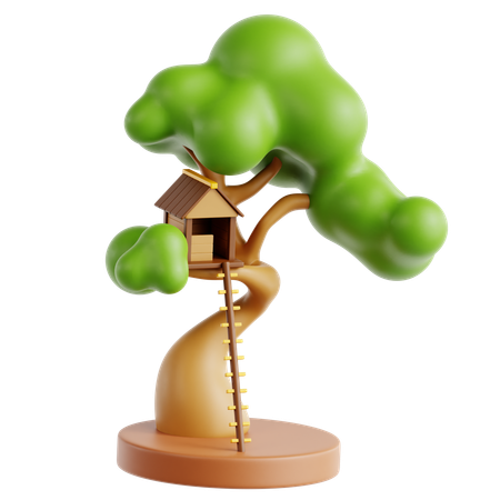 Treehouse  3D Icon