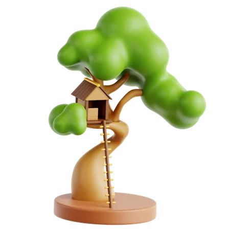 Treehouse  3D Icon