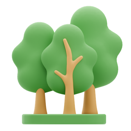 Trees  3D Icon