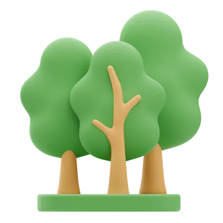 Trees  3D Icon