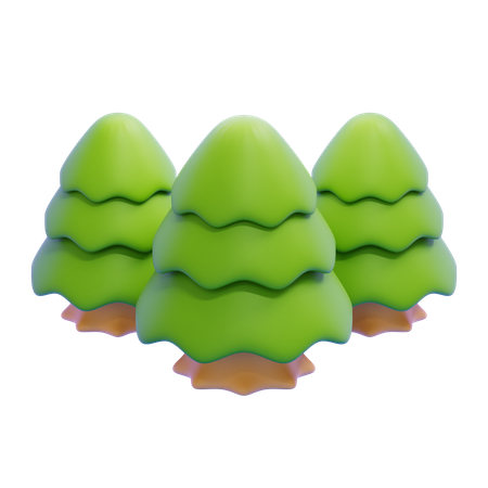 Trees  3D Icon