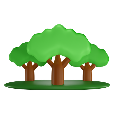 Trees  3D Icon