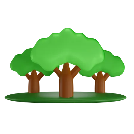 Trees  3D Icon