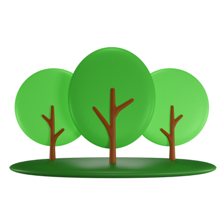 Trees  3D Icon