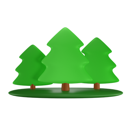 Trees  3D Icon