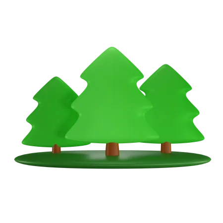 Trees  3D Icon