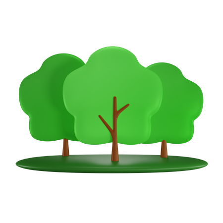 Trees  3D Icon