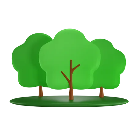 Trees  3D Icon