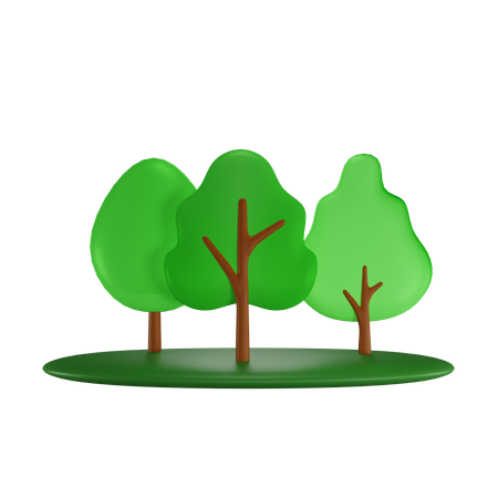 Trees  3D Icon