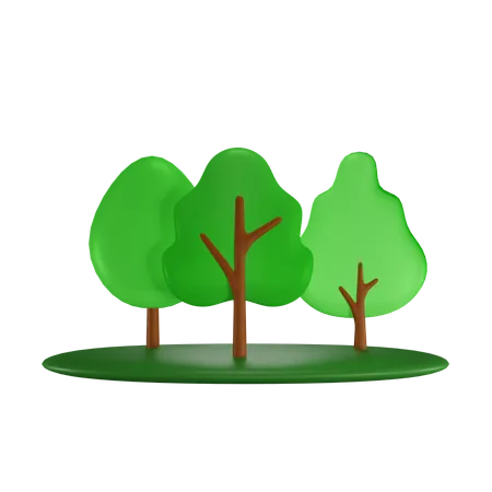 Trees  3D Icon