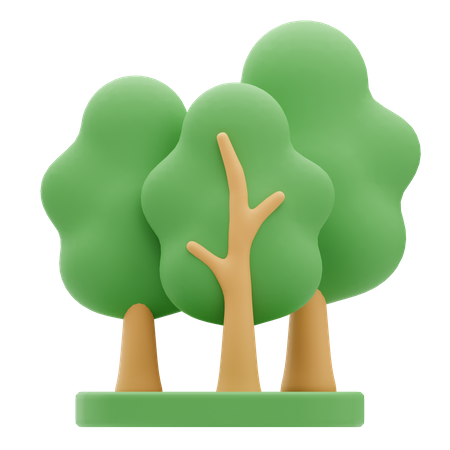 Trees 3D Icon