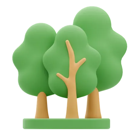 Trees 3D Icon