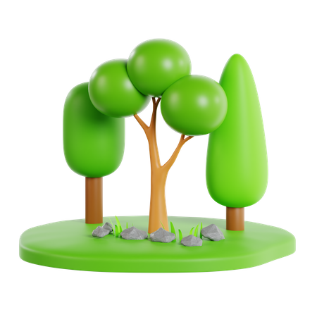 Trees  3D Icon