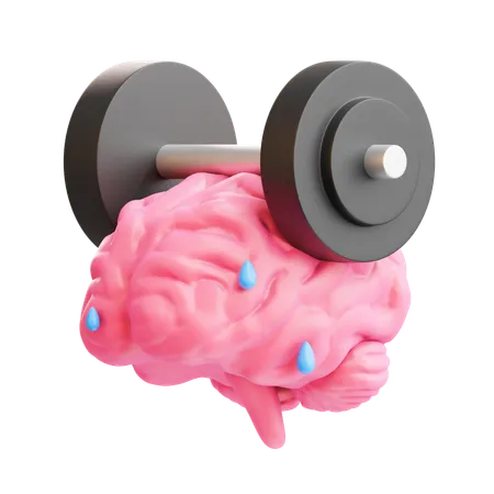 Treino cerebral  3D Icon