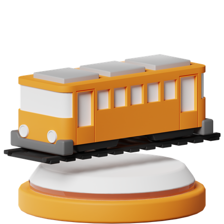 Trem  3D Icon