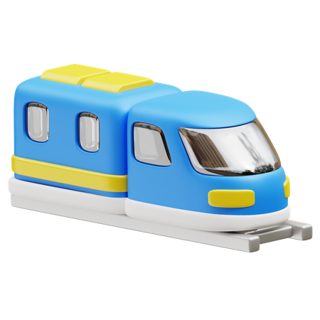 Trem  3D Icon