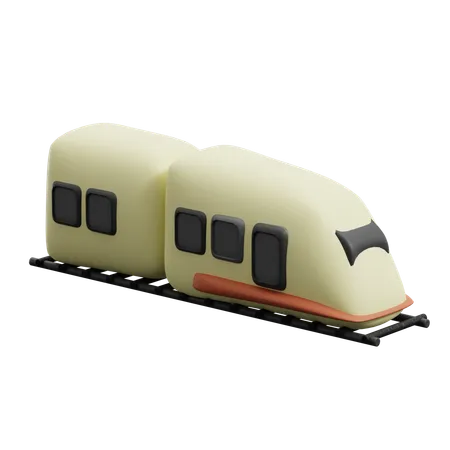 Trem  3D Icon