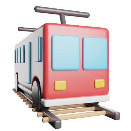 Trem  3D Icon