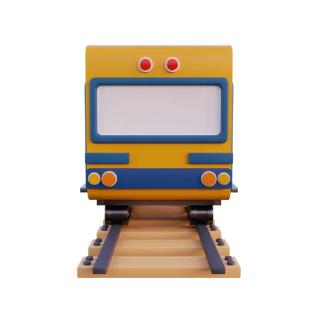 Trem  3D Icon