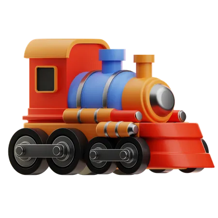 Trem  3D Icon