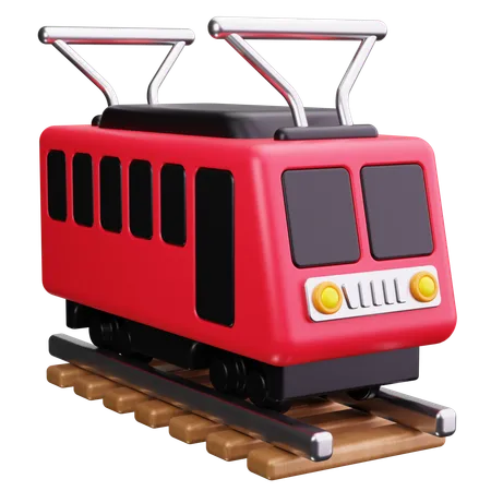 Trem  3D Icon