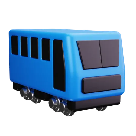 Trem  3D Icon