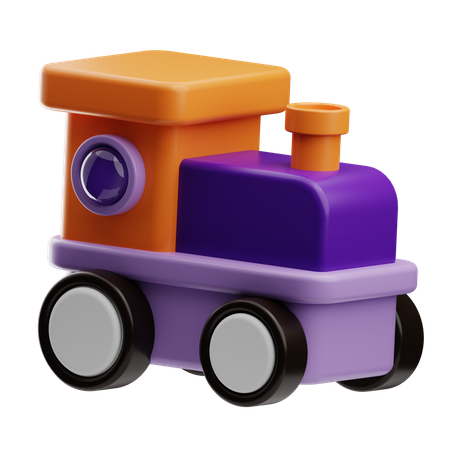 Trem  3D Icon