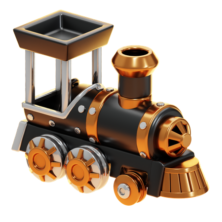 Trem  3D Icon