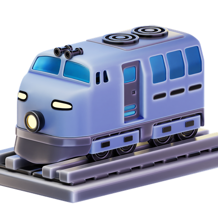 Trem  3D Icon