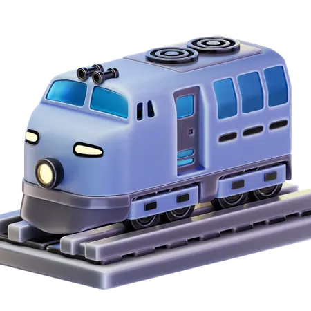 Trem  3D Icon