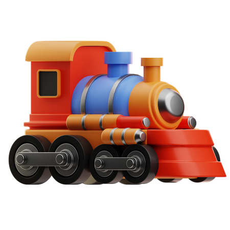 Trem  3D Icon