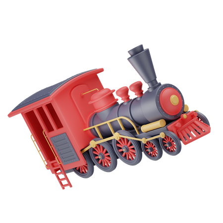 Trem  3D Icon