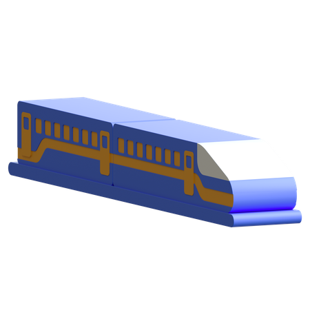 Trem  3D Icon