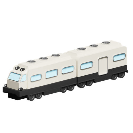 Trem  3D Icon