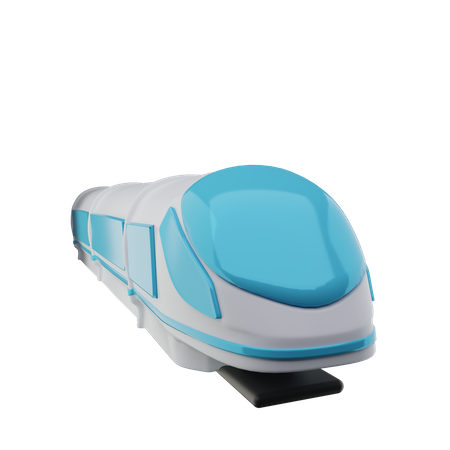 Trem  3D Icon