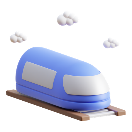 Trem  3D Icon