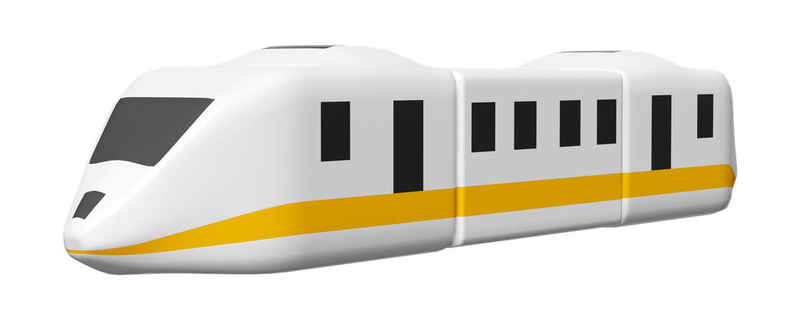 Trem  3D Icon