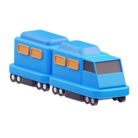 Trem  3D Icon