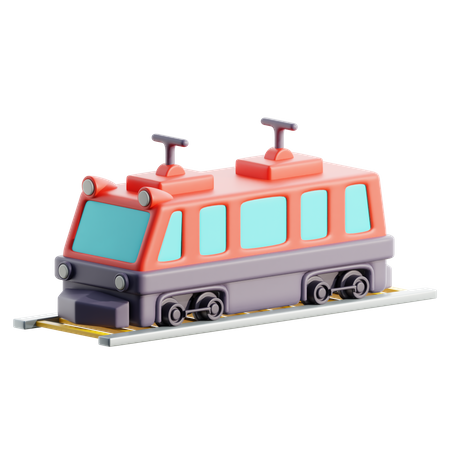 Trem  3D Icon