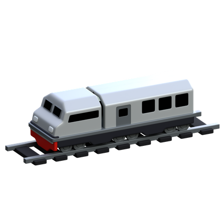 Trem  3D Icon