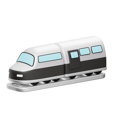 Trem  3D Icon
