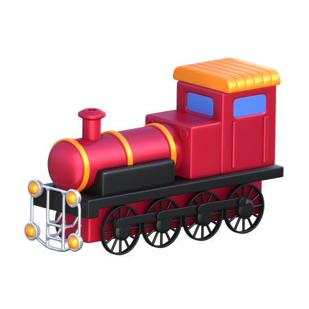 Trem  3D Icon