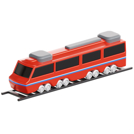 Trem  3D Icon