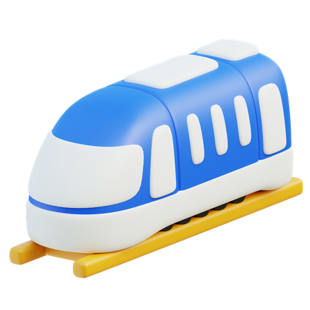 Trem  3D Icon