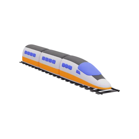 Icone De Transporte De Trem 3 D 3D Icon