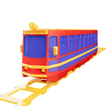 Trem  3D Icon