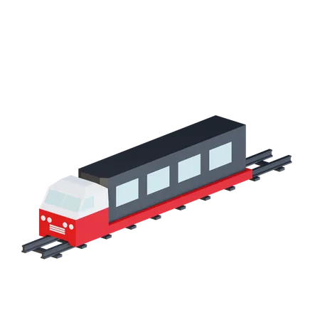 Trem  3D Icon